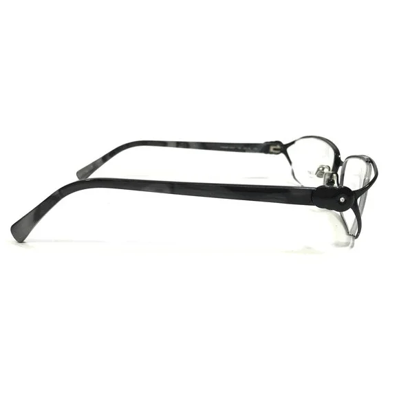 Calvin Klein Eyeglasses Frames 494 599 Black Gray Tortoise Half Rim 52-16-130